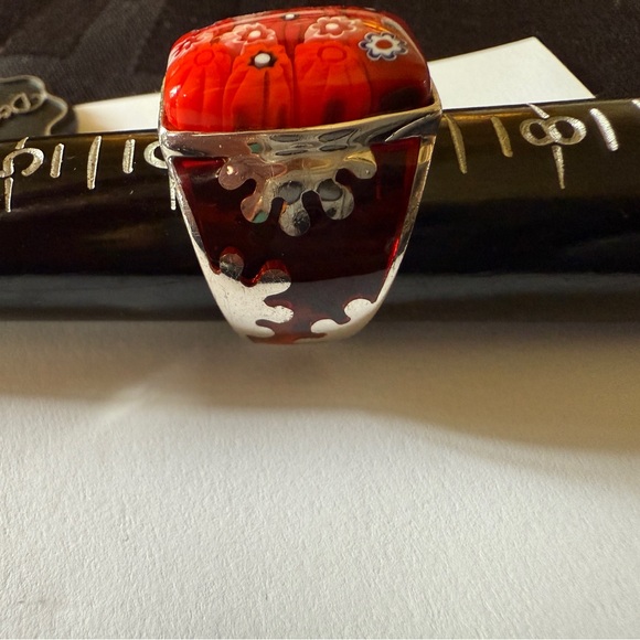 Murano Glass Ring size 7 - Picture 4 of 7